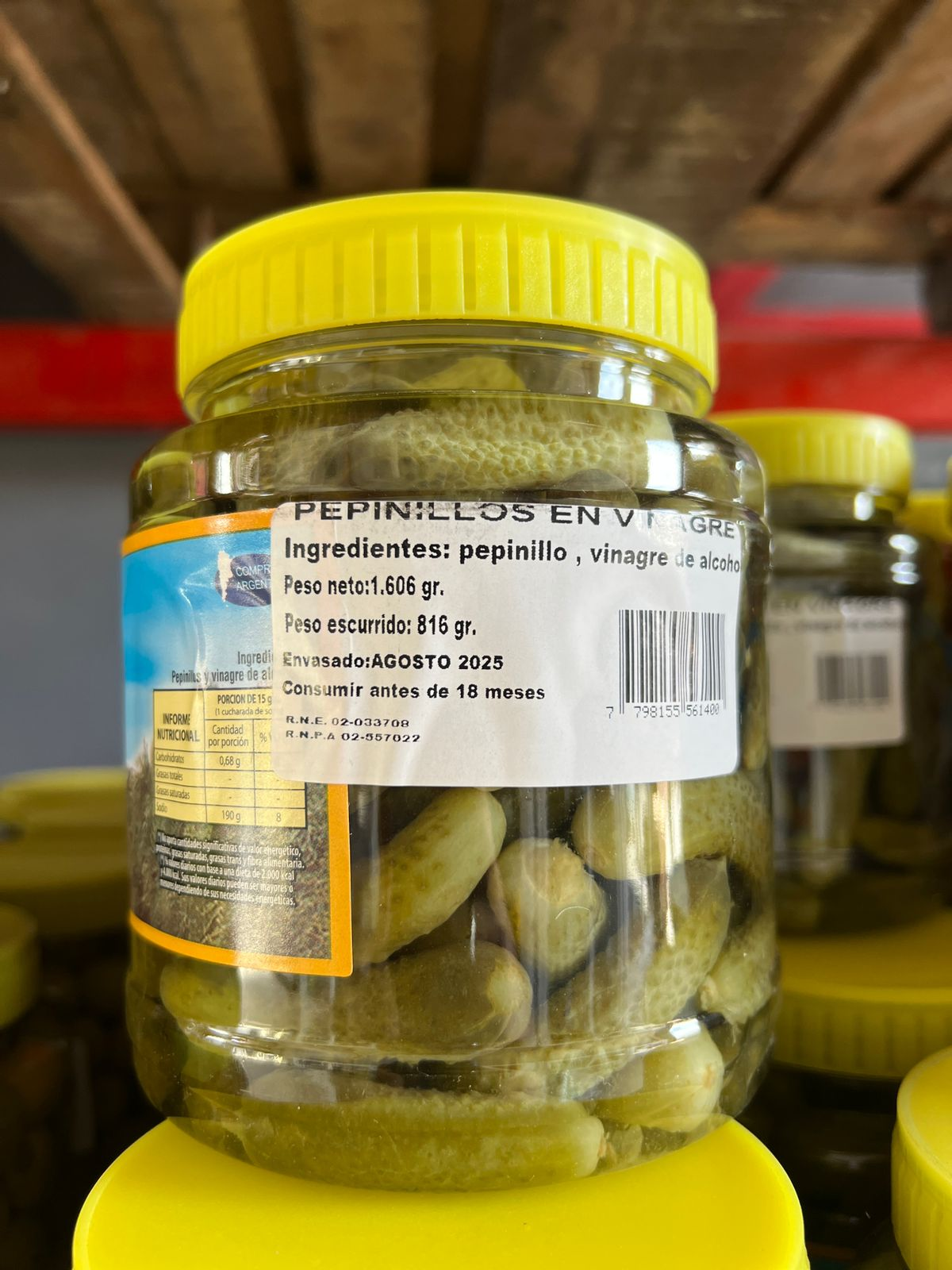 Pepinillos x 1kg Olivares del Cesar